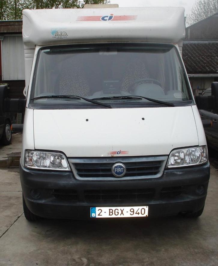 Mobil-home FIAT Trigano Riviera 4 pers. 2005  only100 000 km, Caravanes & Camping, Camping-cars, Particulier, jusqu'à 4, Semi-intégral