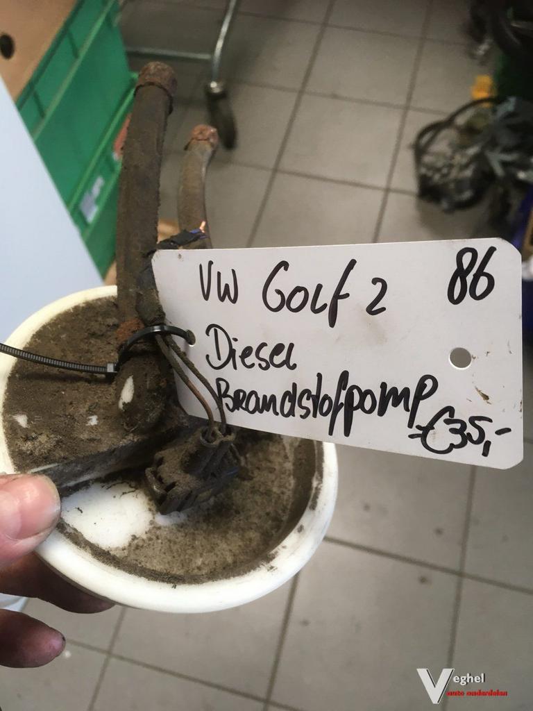 Vw golf 2 1986 Tankvlotter, Gebruikt, -, -, Ophalen of Verzenden