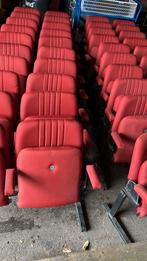 Bioscoopstoelen rood, meerdere sets (2-zits), Maison & Meubles, Chaises, Rouge, Enlèvement, Tissus, Cinq, Six Chaises ou plus