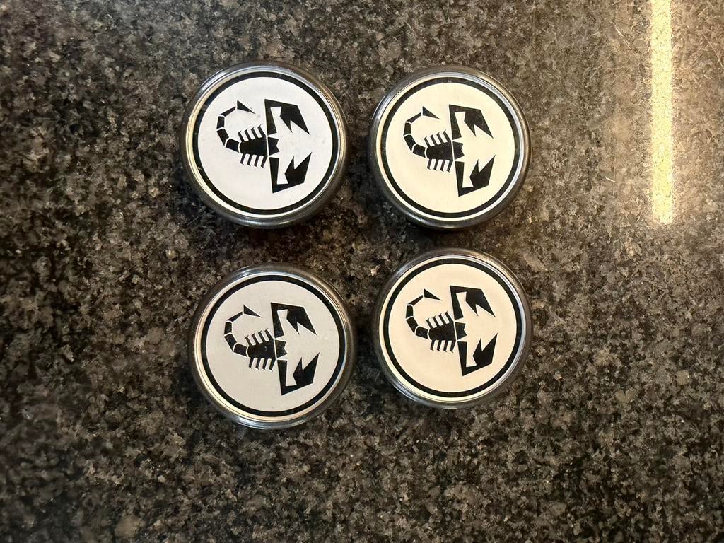 Wieldoppen Abarth, Auto diversen, Wieldoppen, Ophalen, Nieuw
