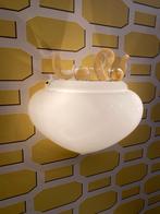 Italiaans design wandlampen - set van twee, Ophalen, Gebruikt, Glas, Italiaans design - frivool