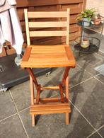 Hoge barstoel teak Bristol, Enlèvement, Bois