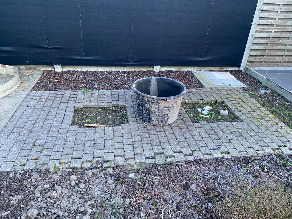 Grijze klinkers GRATIS, Ophalen, Gebruikt, Klinkers