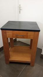 Table murale entièrement en teck (lourde), Enlèvement