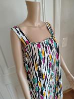 vintage gestreepte zomerjurk, Verzenden, Maat 42/44 (L), Zo goed als nieuw, Vintage