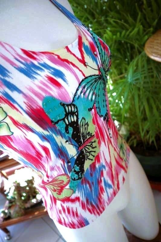 fijn uitstralend gekleurde top, Maat 38/40 (M), Overige kleuren, Tulipe, Ophalen of Verzenden