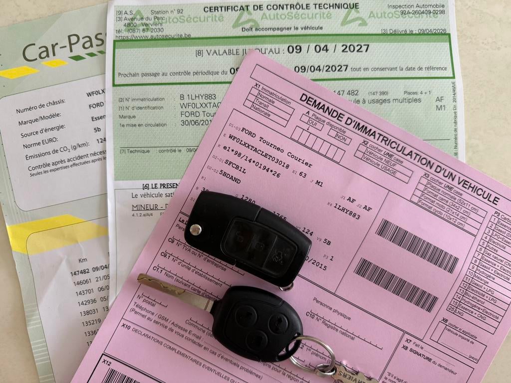 Ford tourneo courier, Auto's, Ford, Particulier, Tourneo Courier, Aangepast voor mindervaliden, ABS, Airbags, Airconditioning