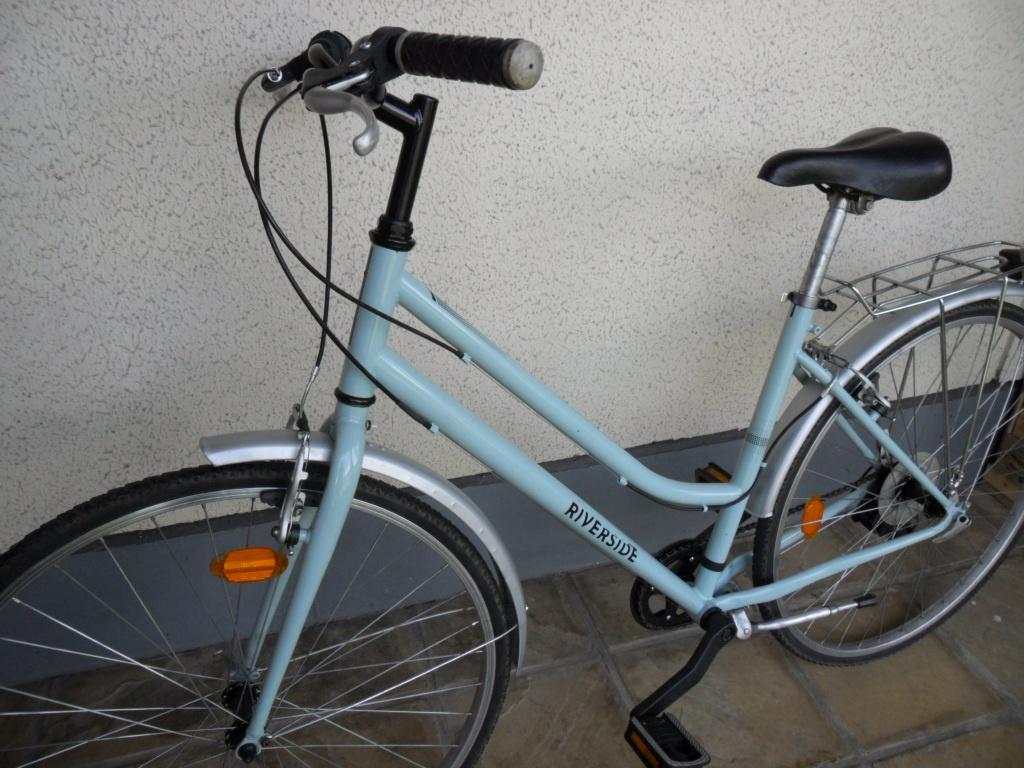 Vélo femme Décathlon Riverside, Enlèvement, Utilisé, Frein sur jante, Accès (extra) bas