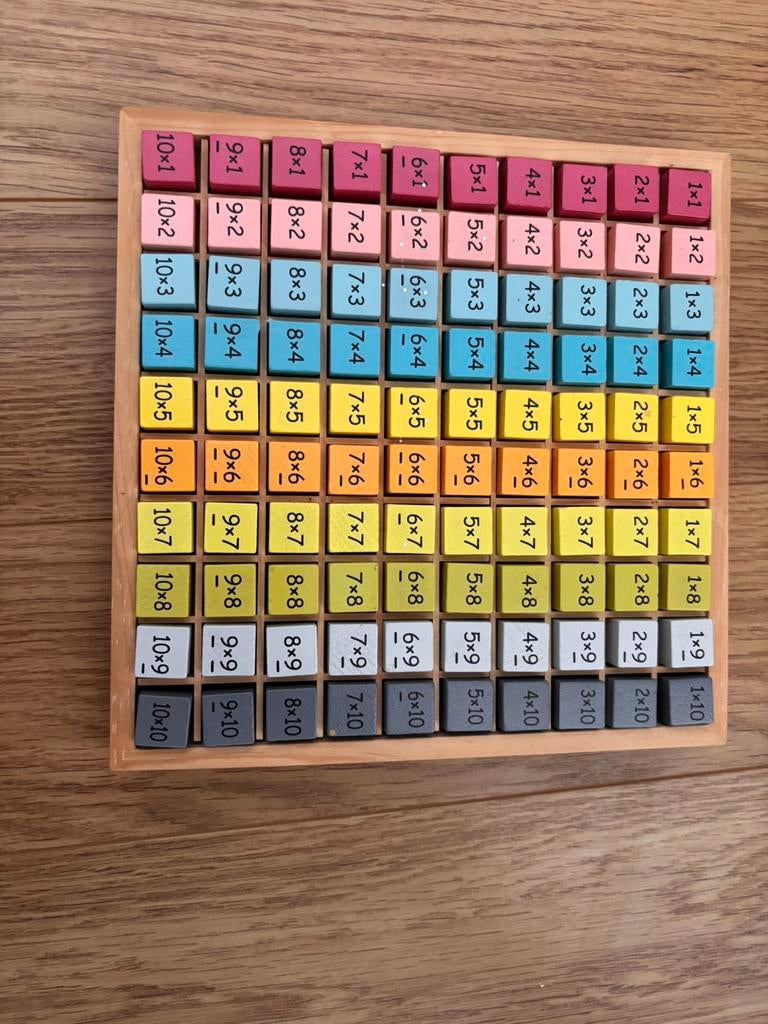 Montessori Wooden Multiplication Board, Enlèvement, Comme neuf