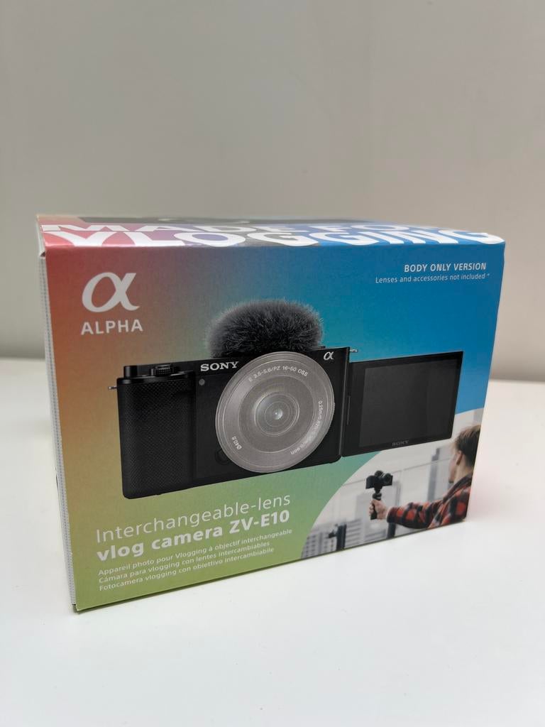 Sony vlog camera ZV-E10 body, Audio, Tv en Foto, Ophalen, Zo goed als nieuw, Sony