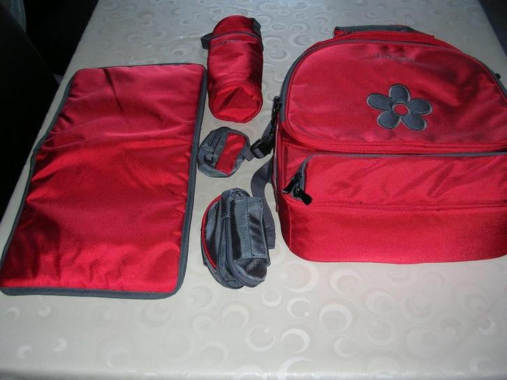 luiertas met toebehoren., Enfants & Bébés, Sac à langer bébé, Comme neuf, Sac à dos, Enlèvement ou Envoi