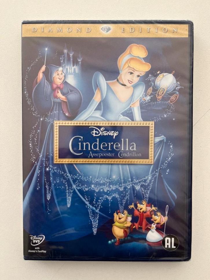 Disney Cinderella Assepoester Cendrillon DVD (Nieuw), CD & DVD, DVD | Films d'animation & Dessins animés, Neuf, dans son emballage