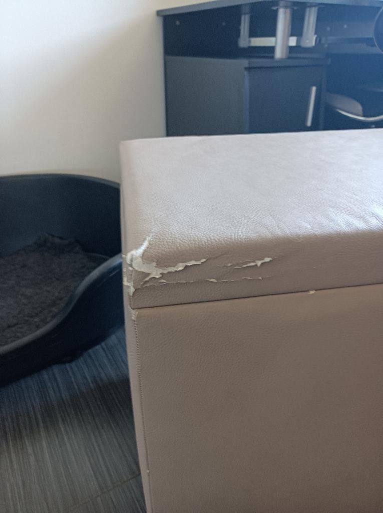 Dekenkist, Huis en Inrichting, Woonaccessoires | Kisten, Gebruikt, Minder dan 50 cm, Minder dan 50 cm, 100 tot 150 cm, Overige materialen