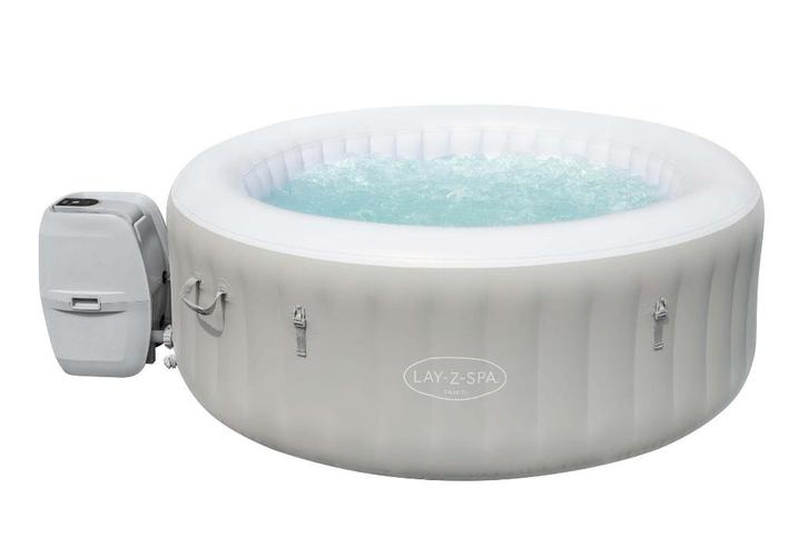 Bestway Lay-Z Jacuzzi voor 3 of 4 personen, Tuin en Terras, Zwembaden, Zo goed als nieuw, Opblaaszwembad, 200 tot 300 cm, Rond