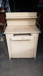 Vintage wastafel metaal  75cm  €95, Antiek en Kunst, Ophalen