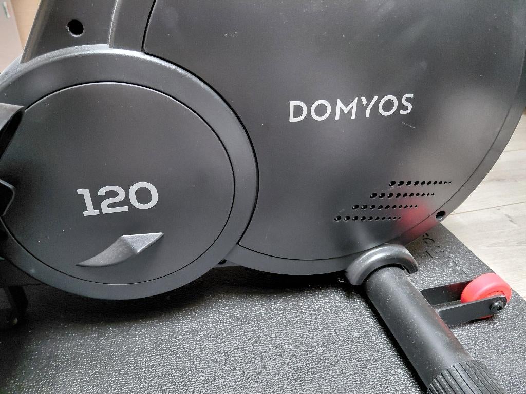 Rameur essentiel 120 fitness Domyos Decathlon, Rameur, Comme neuf, Enlèvement, Métal