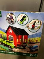 Houten racebaan, Kinderen en Baby's, Speelgoed | Thomas de Trein, Ophalen, Zo goed als nieuw