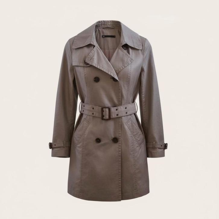 ✨️WE Trenchcoat Maat XS - Met BUNDELKORTING‼️✨️, Kleding | Dames, Jassen | Zomer, Zo goed als nieuw, Maat 34 (XS) of kleiner, Bruin