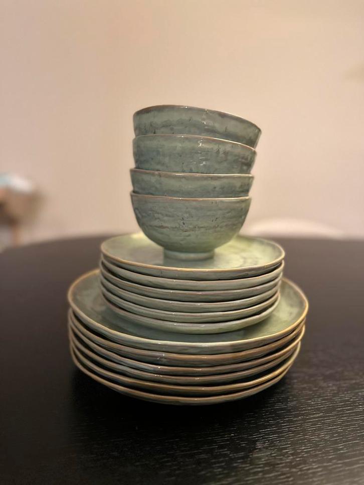 Serax servies Pascale Naessens – 16 stuks (borden+kommetjes), Huis en Inrichting, Keuken | Servies, Bord(en), Aardewerk, Ophalen