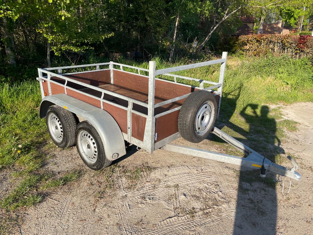 remorque à double essieu, Enlèvement