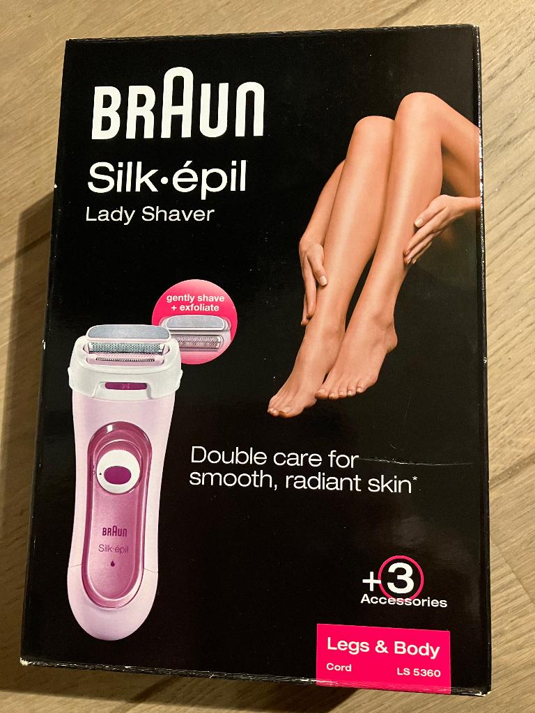 Braun Silk-épil Legs & body LS5360 - Lady Shaver, Ophalen of Verzenden, Zo goed als nieuw, Scheren en Epileren