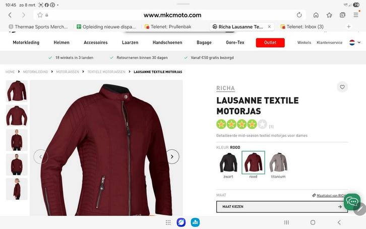 Veste de moto pour femme Richa toute neuve, Motos, Vêtements | Vêtements de moto, Manteau | tissu, Femmes, Neuf, sans ticket, Enlèvement