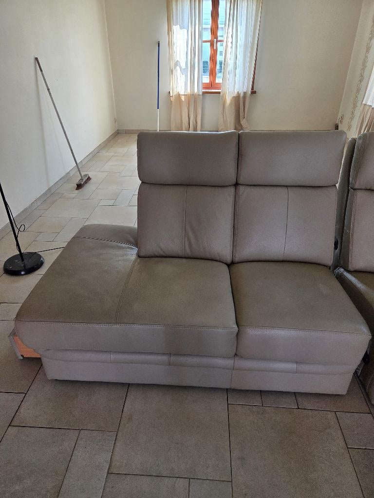 Lederen hoeksalon., Ophalen, Gebruikt, Leer