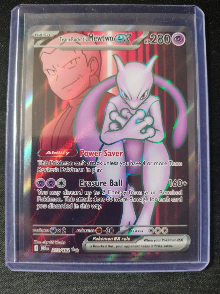 Mewtwo ex de Team Rocket, Enlèvement ou Envoi