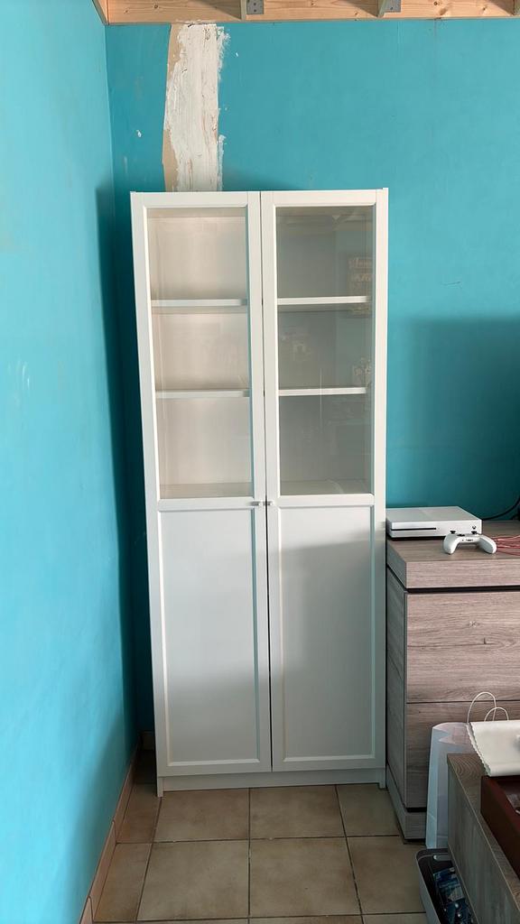 Mooie boeken/vitrinekast, Huis en Inrichting, Ophalen, Met deur(en), 50 tot 100 cm, Zo goed als nieuw