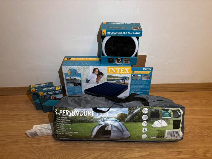 Nieuwe complete kampeerset, Caravans en Kamperen, Kampeermeubelen, Nieuw, Ophalen