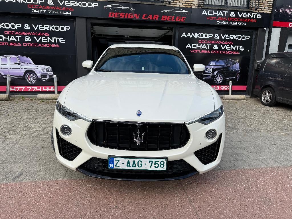 Maserati Levante*Gran Sport* Q4 3.0 V6 Bi-Turbo 350, Auto's, Automaat, Wit, Bedrijf, Parkeersensor