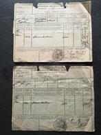 Douanen papieren 1939 Bloembollen Zandvliet Esschen, Ophalen of Verzenden