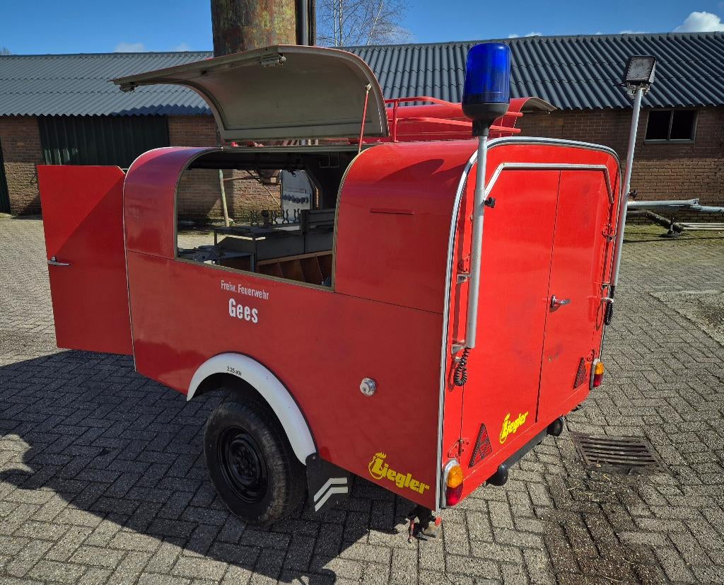 Oldtimer Aanhangwagen Foodtruck/Vakantieaanhangwagen, Autos : Divers, Remorques Pièces, Enlèvement