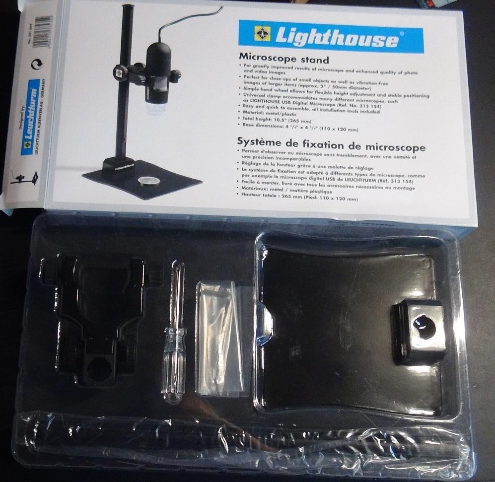 Support pour microscope LIGHTHOUSE (n 21), TV, Hi-fi & Vidéo, Matériel d'optique | Microscopes, Enlèvement ou Envoi, Neuf, Pièces ou Accessoires