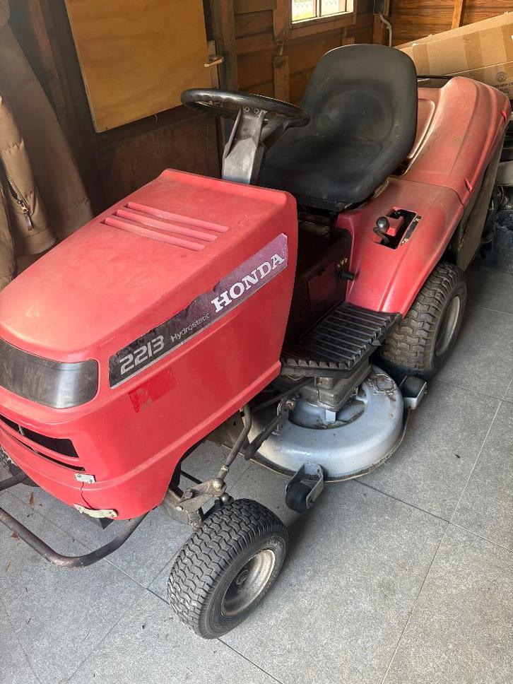 honda zitmaaier, Tuin en Terras, Zitmaaiers, Gebruikt, 90 tot 120 cm, Elektrische starter, Opvangzak, Ophalen