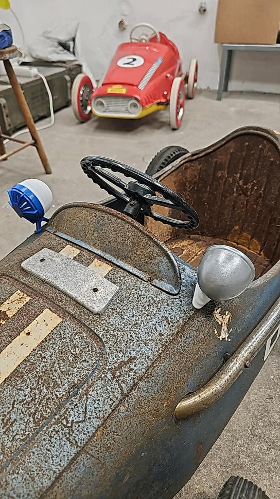 VAP MG Morellet Pedal Car achteruitkijkspiegel en claxon, Antiek en Kunst, Verzenden