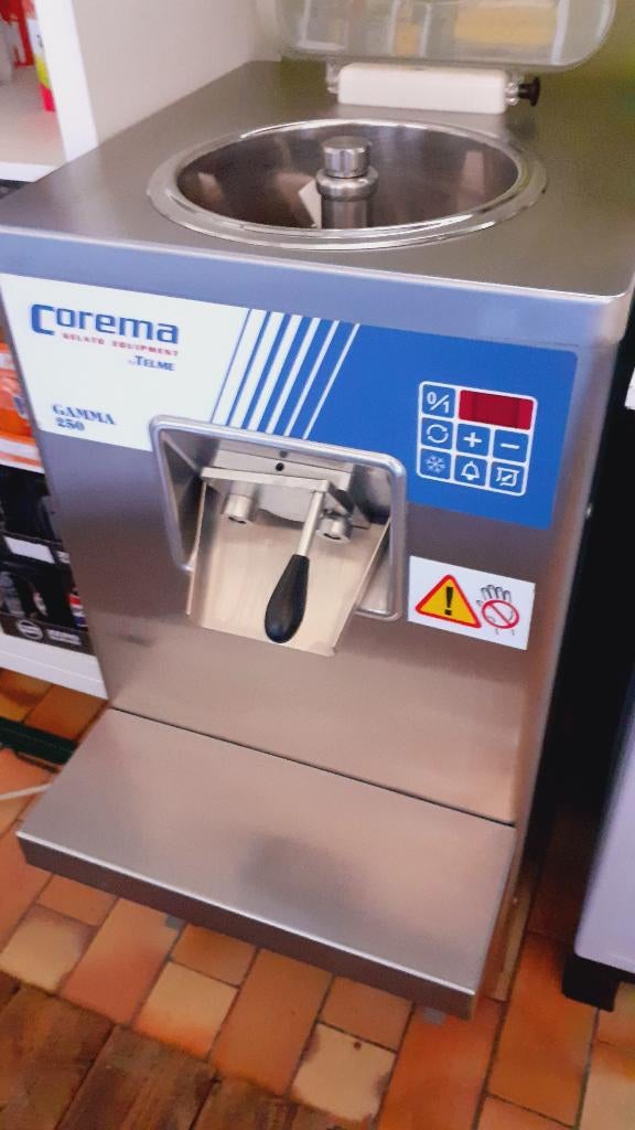 ijsturbine corema telme 250, Zakelijke goederen, Horeca | Keukenapparatuur, Ophalen, Gebruikt, Koelen en Vriezen
