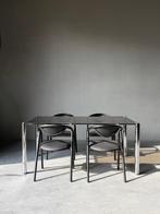 Vintage chroom eettafel, 1970, Ophalen