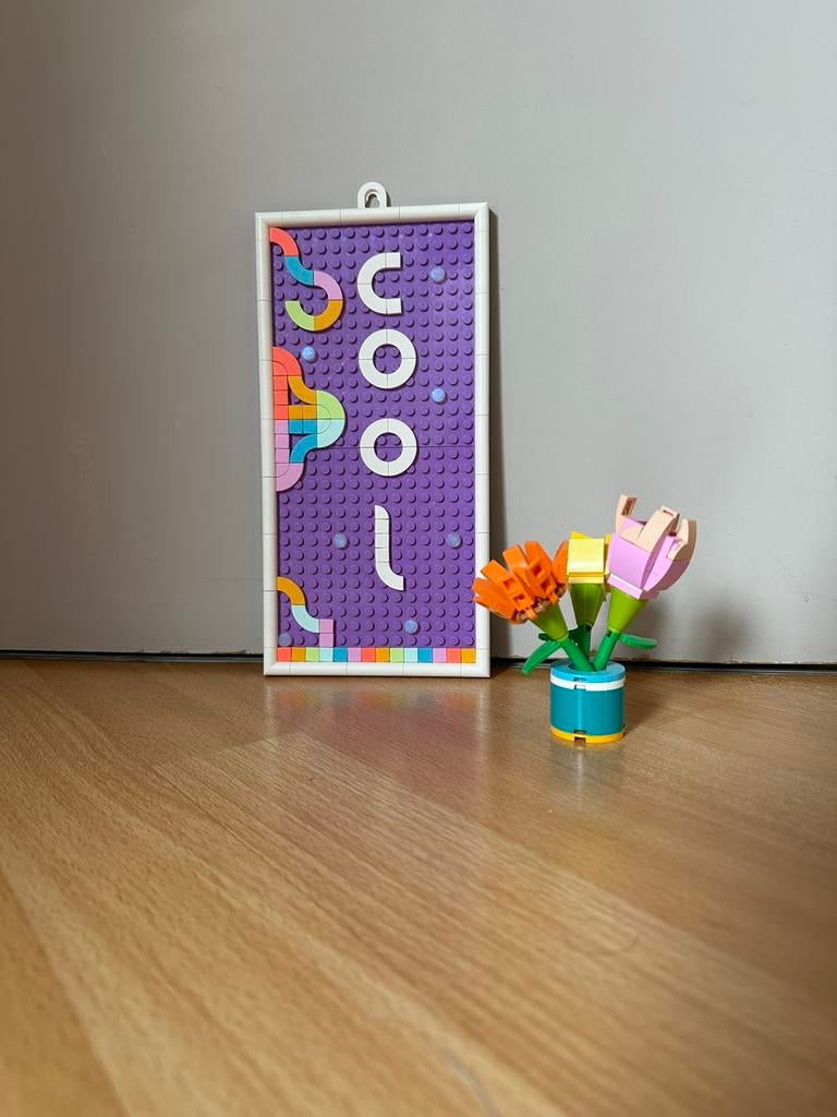 Lego bord en bloemen, Ophalen, Zo goed als nieuw, Lego