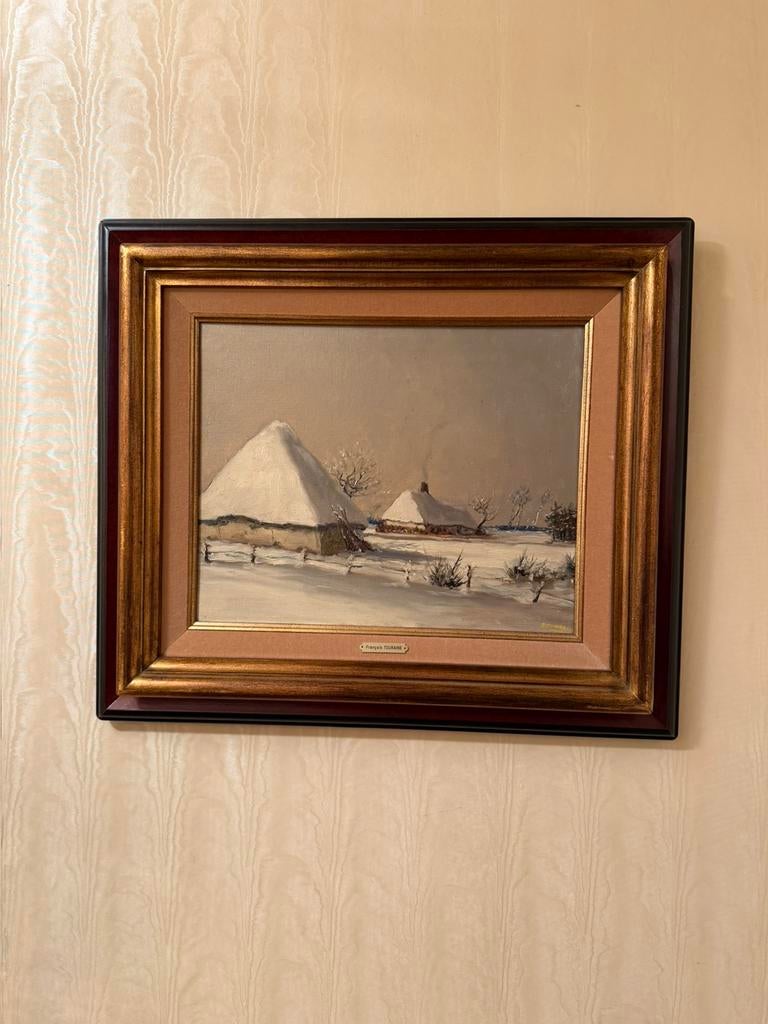 Tableau François Touraine peintre belge, Antiquités & Art, Enlèvement