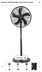 Handson Statiefventilator 122 cm zwart, Elektronische apparatuur, Ventilatoren, Ophalen, Zo goed als nieuw, Statiefventilator