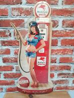 plaque métal pin up "gas pump" neuve, Collections, Rétro, Enlèvement ou Envoi
