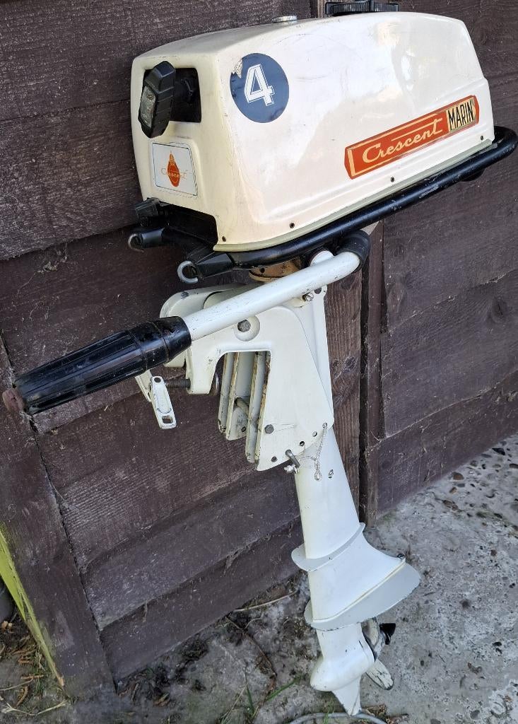 4Pk - 2takt buitenboordmotor Crescent, Watersport en Boten, Ophalen, Gebruikt, Minder dan 5 pk, Buitenboordmotor