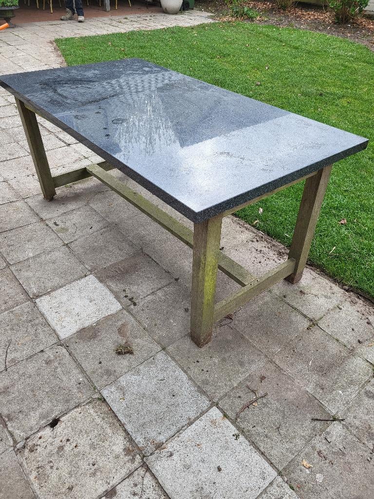Tafel gratis op te halen, Tuin en Terras, Ophalen, Gebruikt, Rechthoekig, Overige materialen