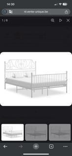 Lit métal blanc à donner, Enlèvement, Comme neuf