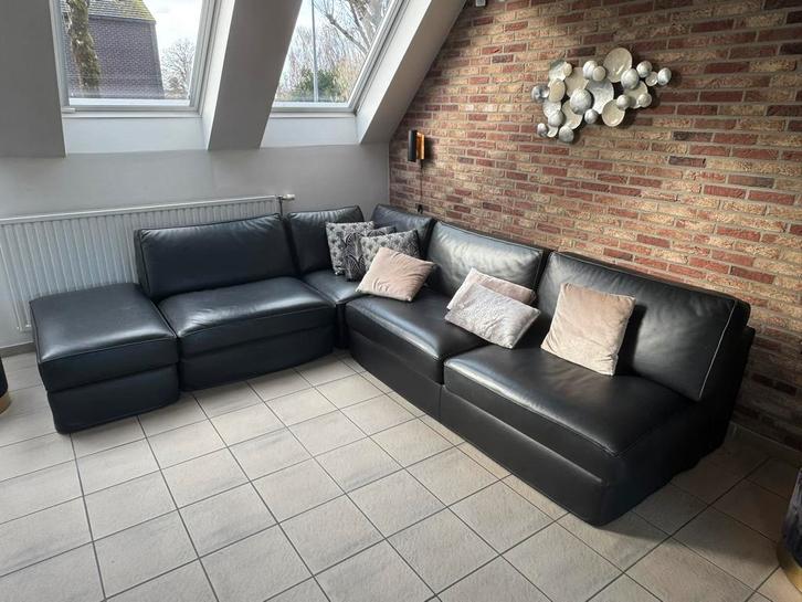 ️ Canapé d’angle cuir italien – Excellent état, Maison & Meubles, Canapés | Coins salons complets, Comme neuf, Cuir, Enlèvement