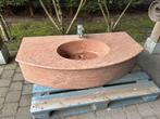 Massieve marmeren handwasbak en muurplaten, Hobby & Loisirs créatifs, Enlèvement, Utilisé