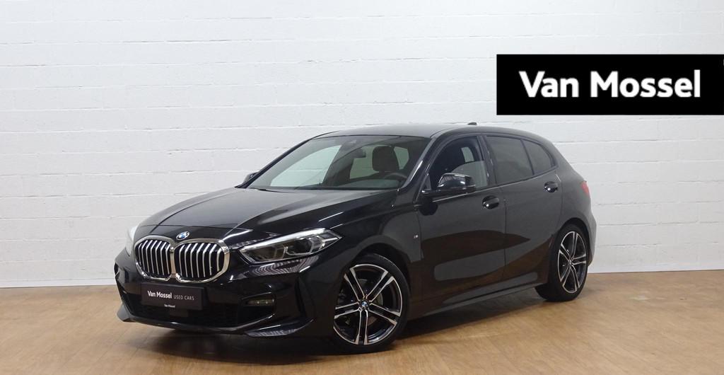 BMW 1-serie 118iA, Auto's, Gebruikt, Zwart, Zwart, Bedrijf