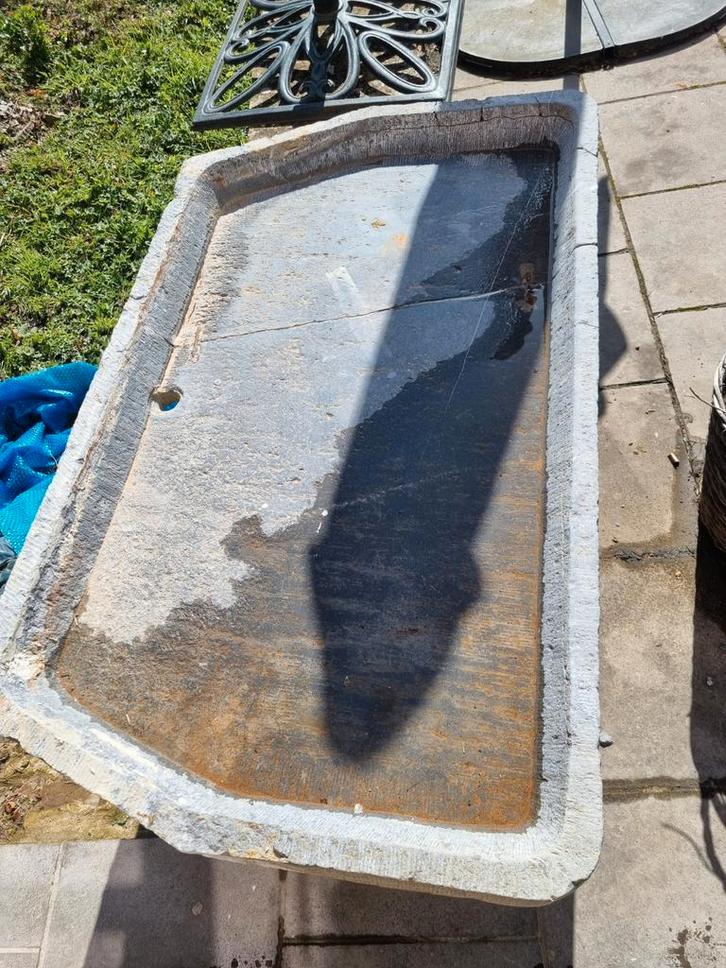 ancien evier en pierre bleue, Antiek en Kunst, Antiek | Overige Antiek, Ophalen