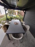 Tuintafel met 6 stoelen – exterioo– zeer goede staat, Enlèvement